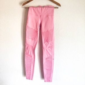 Alo yoga flamingo pink Moto leggings xs